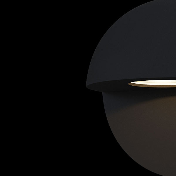 Уличный LED настенный светильник Maytoni Mezzo O033WL-L3B3K