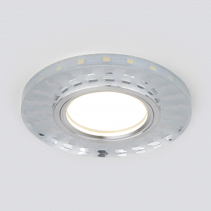 Встраиваемый светильник Elektrostandard 2248 MR16 SL/WH зеркальный/белый