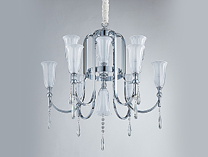 Подвесная люстра Newport 4800 4806+3/C chrome
