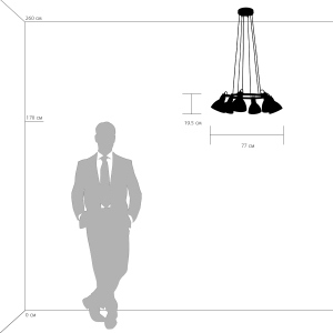 Подвесная люстра Lightstar Acrobata 761160