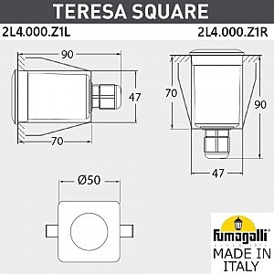 Уличный встраиваемый Fumagalli Teresa 2L4.000.000.AXZ1L