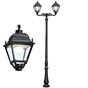 Столб фонарный уличный Fumagalli Simon U33.208.M20.AXH27