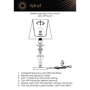 Настольная лампа Aployt Jula APL.707.04.01