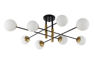 Потолочная люстра Crystal Lux Fidel FIDEL PL8 BLACK