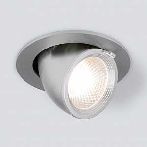 Встраиваемый светильник Elektrostandard 9918 Led 9918 LED 9W 4200K серебро