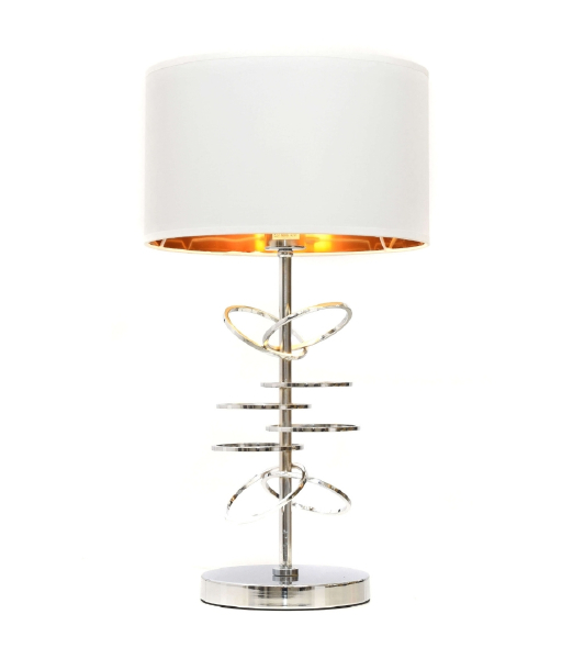 Настольная лампа Lumina Deco Milari LDT 5530 CHR+WT