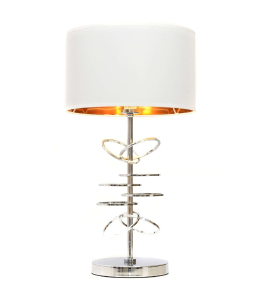 Настольная лампа Lumina Deco Milari LDT 5530 CHR+WT