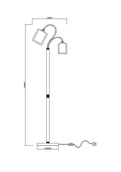 Торшер Escada Mell 10170/L