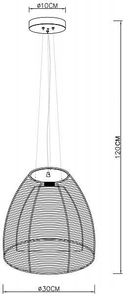 Светильник подвесной Deko-Light Filo Big Mob 342027