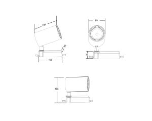 Трековый светильник Maytoni Vuoro Trinity TR029-3-30W3K-B