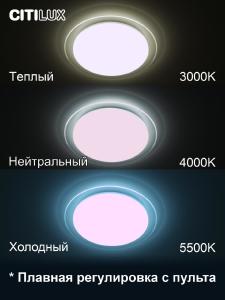 Светильник потолочный Citilux Спутник CL734330G