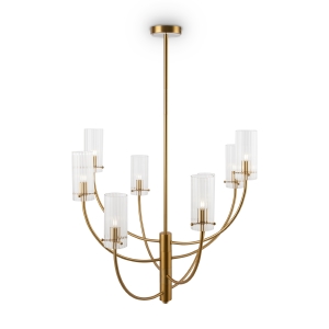 Люстра на штанге Maytoni Arco MOD223PL-08BS