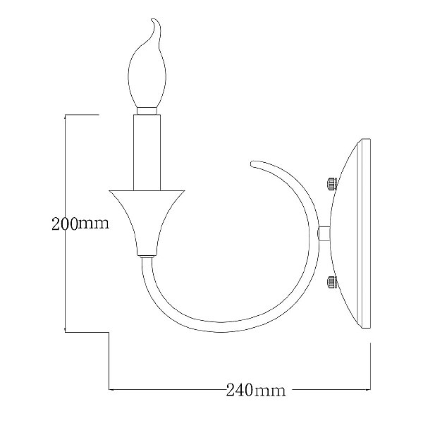 Настенное бра MW Light Консуэлло 614023301