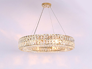 Подвесная люстра Newport 10120 10125+8/S gold