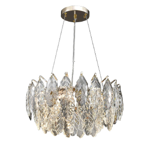 Подвесная люстра Delight Collection D8011P D8011P/R-600 gold/smoky