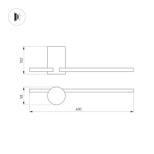 Настенный светильник Arlight VINCI 034171