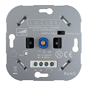 Диммер Lucide Recessed Wall Dimmer Nl 50000/00/31