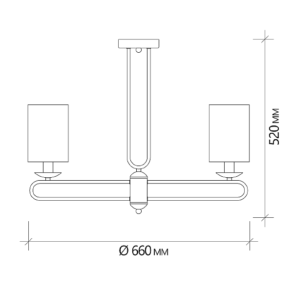 Потолочная люстра Escada Eclipse 10166/5PL Brass