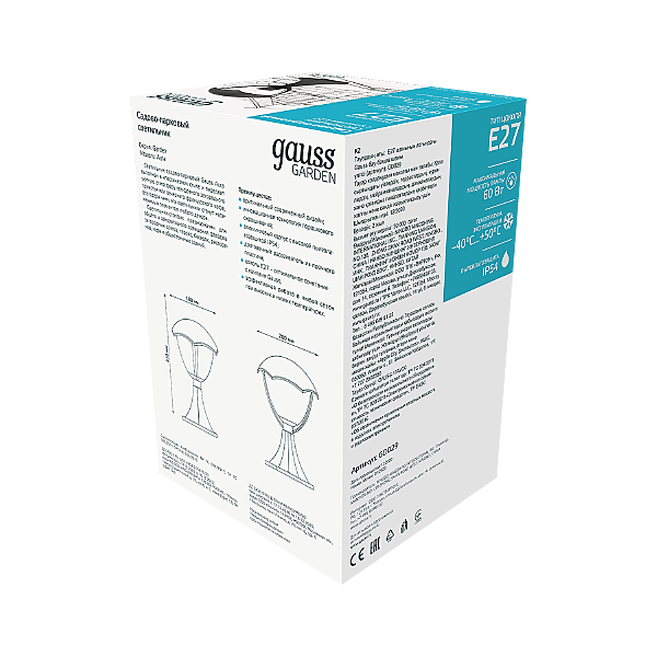 Уличный наземный светильник Gauss GD029