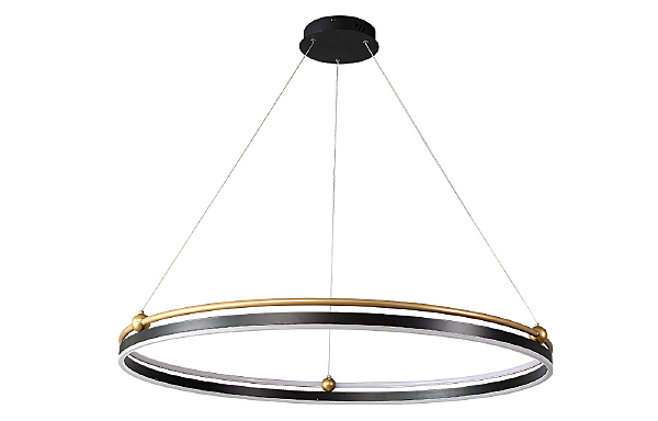 Подвесная люстра Crystal Lux Fernando FERNANDO SP88W LED D1000 BLACK/GOLD