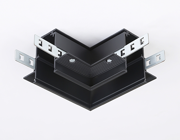 Коннектор угловой для встраиваемого шинопровода Magnetic Ambrella Track System GL3354