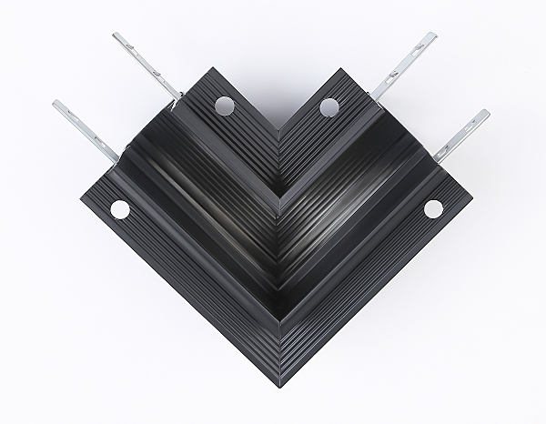 Коннектор угловой для встраиваемого шинопровода Magnetic Ambrella Track System GL3354