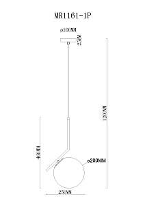 Светильник подвесной MyFar Pierre MR1161-1P