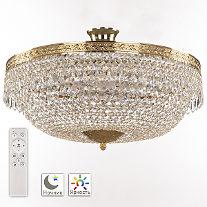Светодиодная люстра Bohemia Ivele 1901 19011/55IV/LED-DIM G