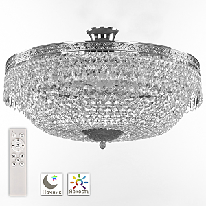 Светодиодная люстра Bohemia Ivele 1901 19011/55IV/LED-DIM Ni