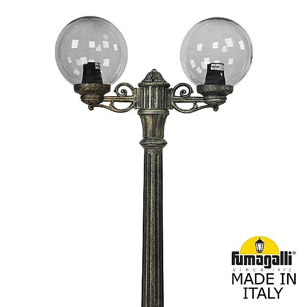 Столб фонарный уличный Fumagalli Globe 250 G25.157.S20.BZF1R