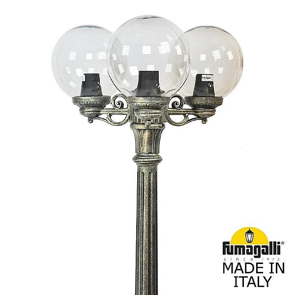Столб фонарный уличный Fumagalli Globe 250 G25.157.S30.BZF1R