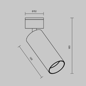 Светильник спот Maytoni FOCUS LED C055CL-L12B3K-W-D-B