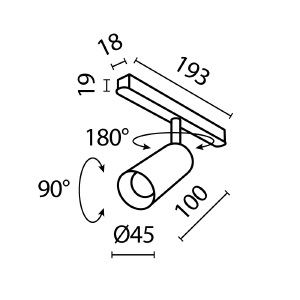 Трековый светильник Maytoni Focus LED Exility TR032-2-5W4K-S-W