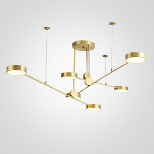 Светодиодная люстра ImperiumLoft Technum-Led-Gold01 141063-26
