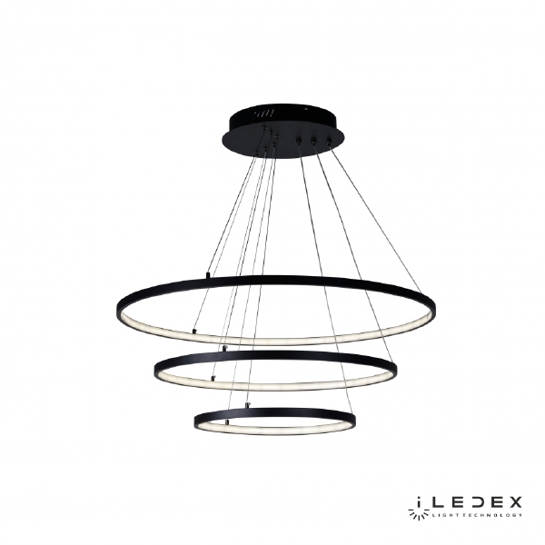 Подвесная люстра ILedex Axis D098-3 (800x600x400) BK