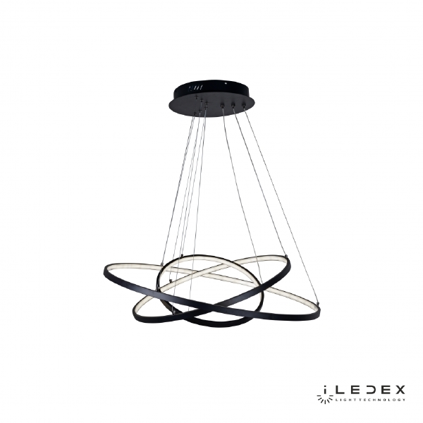 Подвесная люстра ILedex Axis D098-3 (800x600x400) BK