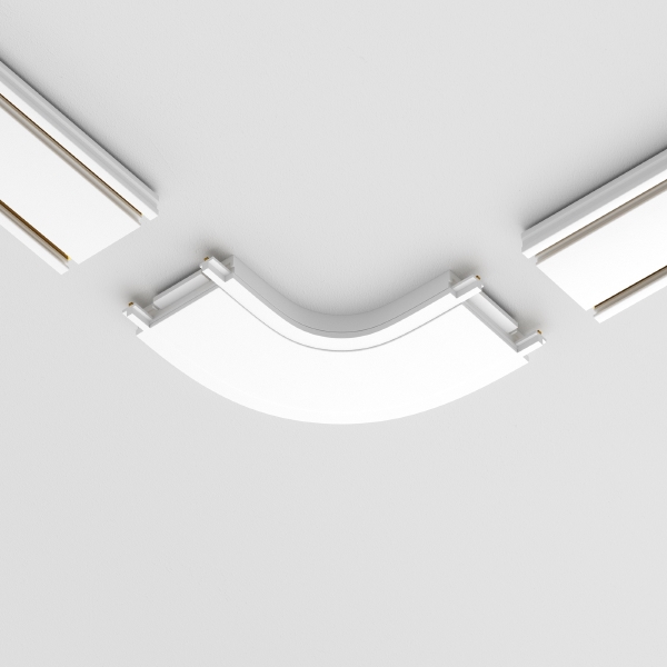 Коннектор питания полукруглый Maytoni Accessories for tracks Radity TRA084CR-11W