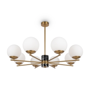 Люстра на штанге Freya Marble FR5230PL-08BS