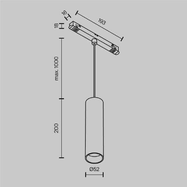 Трековый светильник Maytoni Focus LED Exility TR041-2-12W3K-W