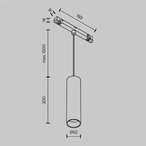 Трековый светильник Maytoni Focus LED Exility TR041-2-12W3K-W