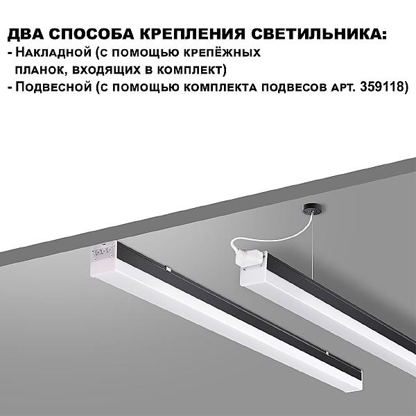 Светильник линейный светодиодный Novotech Bits 359112