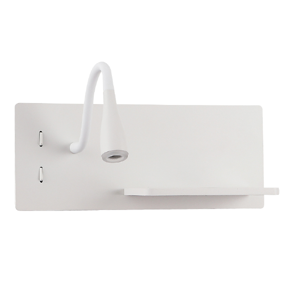 Настенный светильник Crystal Lux Clt 217w CLT 217W Qi+USB WH