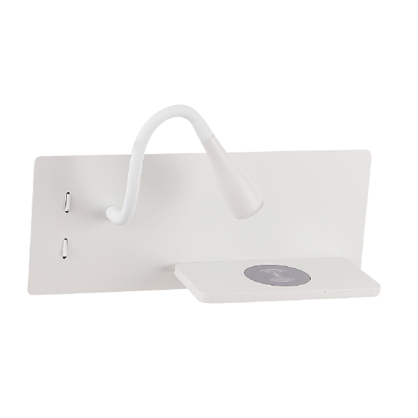 Настенный светильник Crystal Lux Clt 217w CLT 217W Qi+USB WH