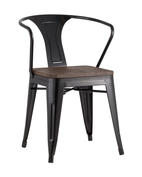 Обеденный стул Stool Group Tolix Arm Wood УТ000001862