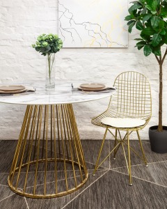 Обеденный стул Stool Group Eiffel AFR-18B-P1 GL/WH