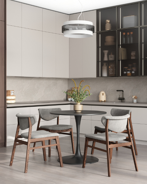 Журнальный стол Stool Group Tulip T004-1-90 black