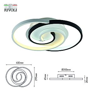 Потолочная люстра Rivoli Abby 6101-101