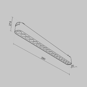 Трековый светильник Maytoni POINTS Radity TR082-1-18W4K-M-W