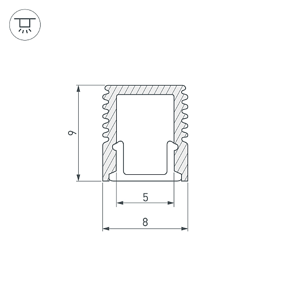 Профиль Arlight SL-MINI 036832