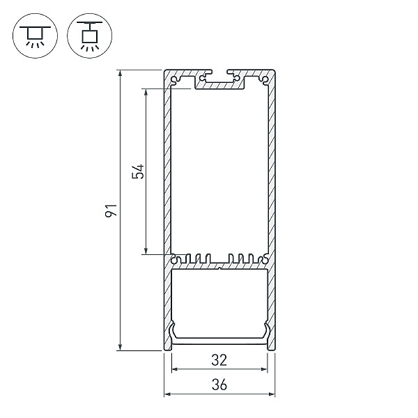 Профиль Arlight Sl-Line 019302